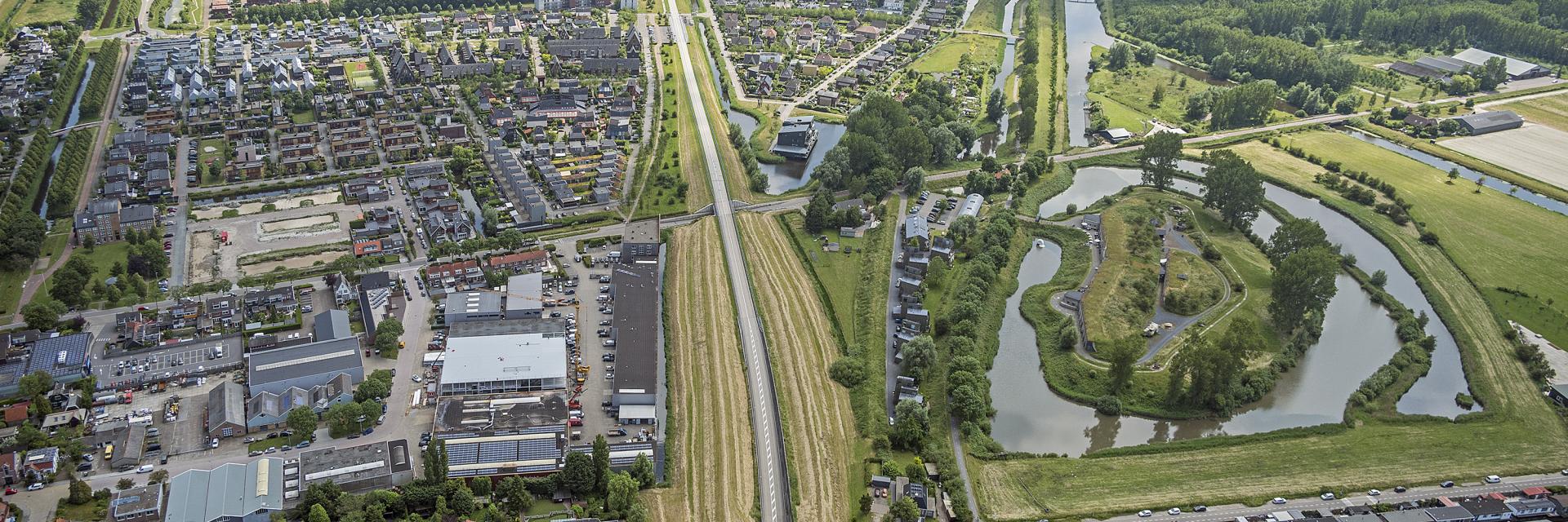 Luchtfoto van Vijfhuizen