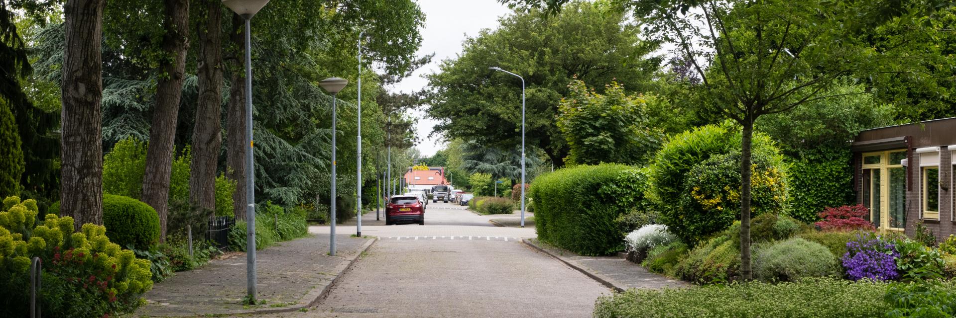 De straat Welgelegen in Nieuw-Vennep
