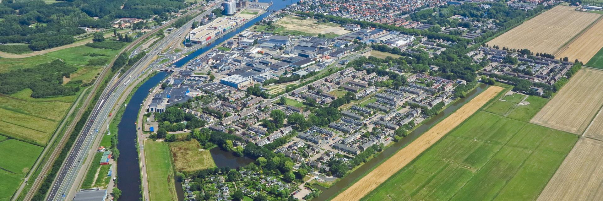 Luchtfoto van Zwanenburg