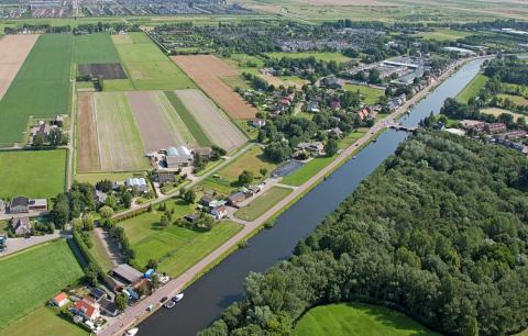 luchtfoto Zwaanshoek (foto: Kees van der Veer)